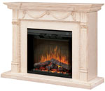 Dimplex Drapped Alabaster